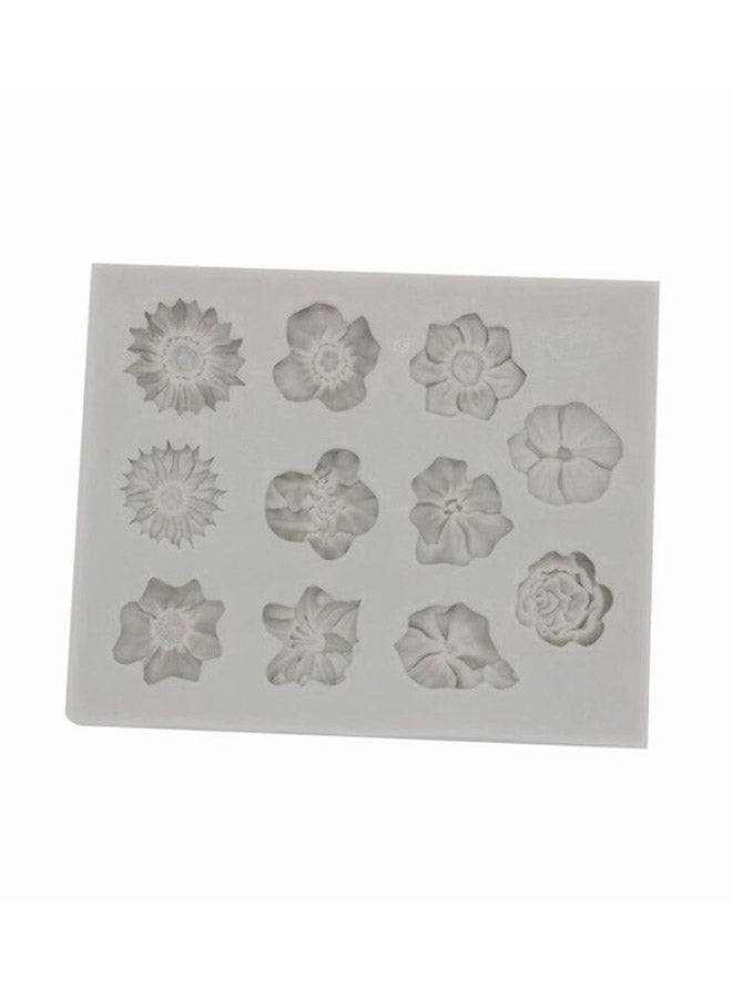Sharpdo Flower Mold White 12x10x2cm - Image 1