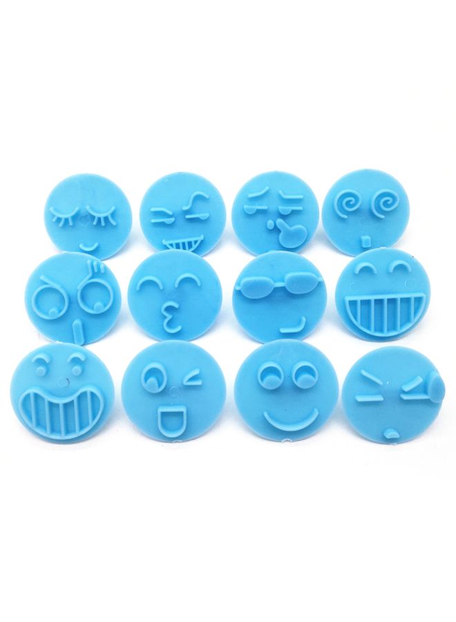 شاربدو قالب الكوكيز لون أزرق 4x4x0.5سم - Image 2