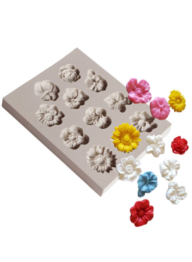 Sharpdo Flower Mold White 12x10x2cm - Image 3