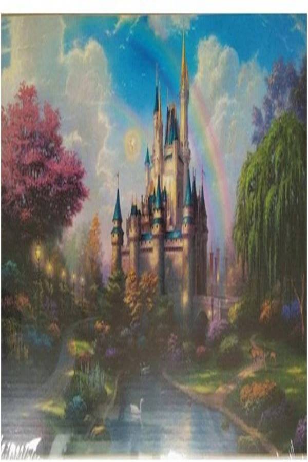 مجموعة أحجية تركيب الصور المقطعة بتصميم قلعة سندريلا مكونة من 1000 قطعة - Image 1