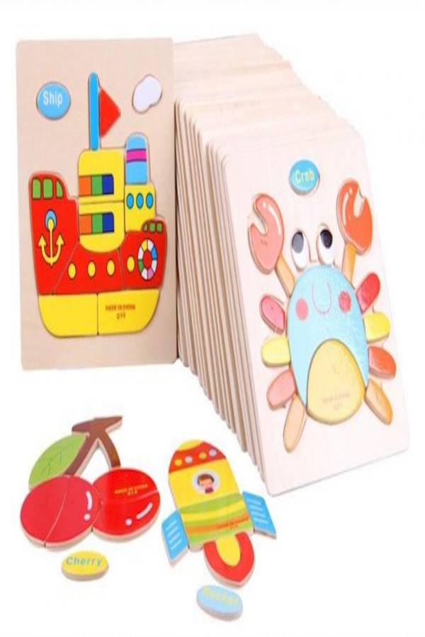 لعبة أحجية قطع تركيب الصور من الخشب ثلاثية الأبعاد - Image 2