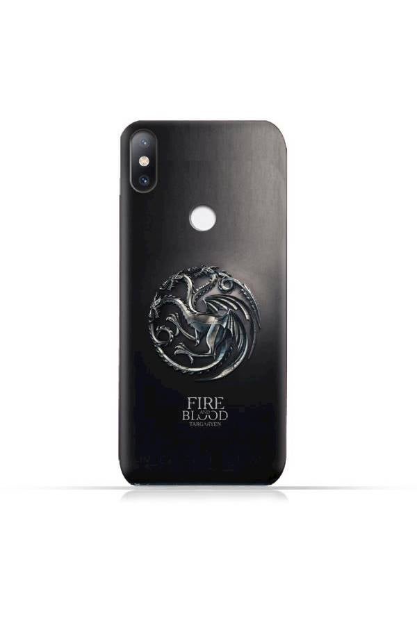 Generic - Xiaomi Mi Mix 2S TPU Soft Protective Silicone Case with Targaryen - Game of Thrones Design Multi Color - Image 1