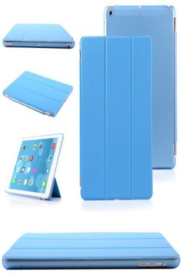 Ultra Thin Magnetic Leather Smart Cover Sleep Wake Case For Apple iPad 2 3 4 Blue - Image 4
