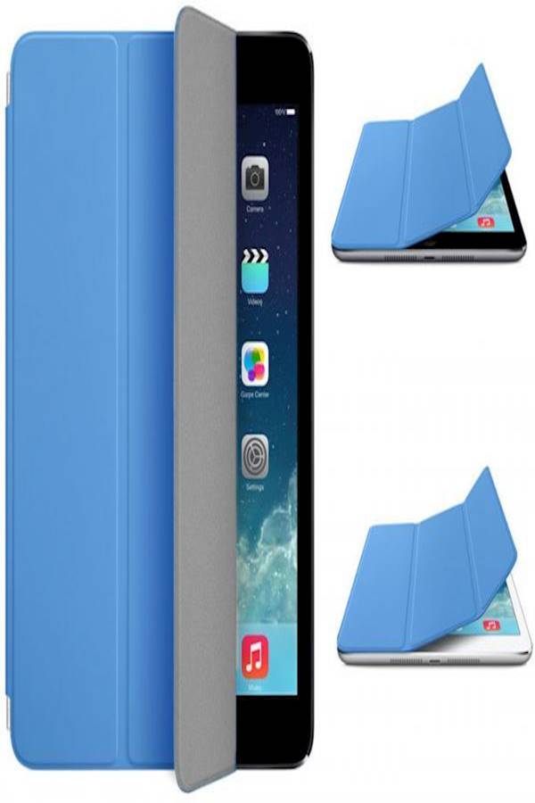 Ultra Thin Magnetic Leather Smart Cover Sleep Wake Case For Apple iPad 2 3 4 Blue - Image 1