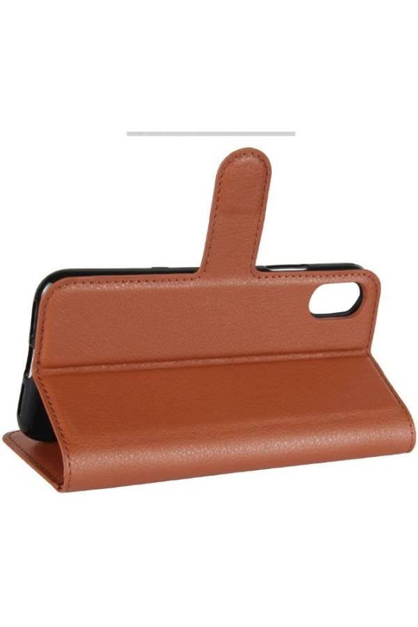 Flip Case Cover For Apple iPhone XS/Apple iPhone X Brown  - Image 4