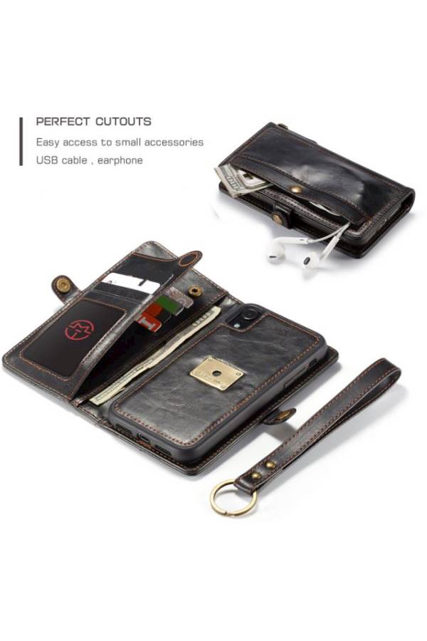 Protective Folio Case Cover For Apple iPhone XS Max Black - Image 5