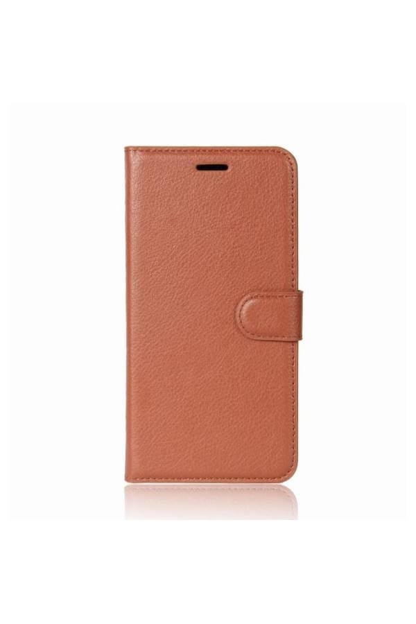 Flip Case Cover For Apple iPhone XS/Apple iPhone X Brown  - Image 1