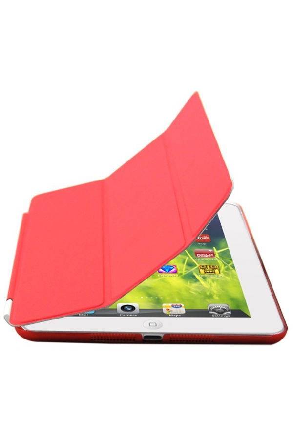 Slim Magnetic 2 in 1 Smart Cover With Hard Back Case for Apple iPad Air 5 Pink - Image 1