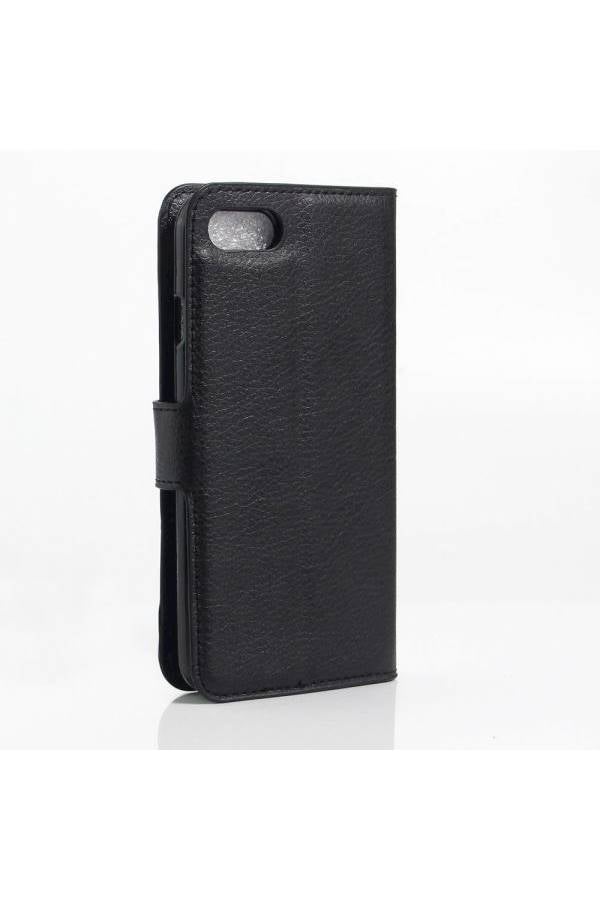 Generic - Leather Case Cover For Apple iPhone 7 Black - Image 1