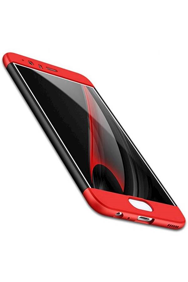 Generic - Huawei P10 plus Case 360 Degree Protection 3 in 1 Slim Cover Adamark Shockproof Shell Full Body Coverage Protection Protective Case For Huawei P10 plus Red - Image 1