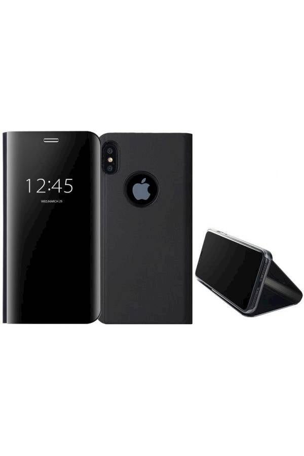 Flip Case Cover For Apple iPhone X Black 
