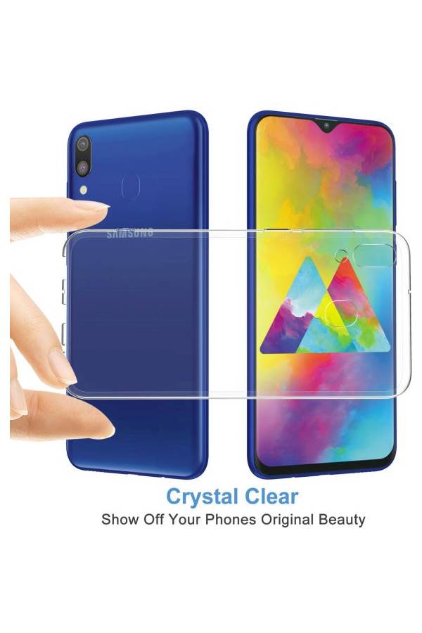Protective Case Cover For Samsung M20 Clear