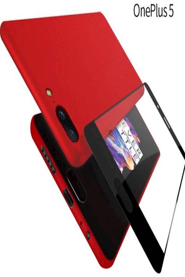 Generic - Protective Case Cover For OnePlus 5 Red - Image 1