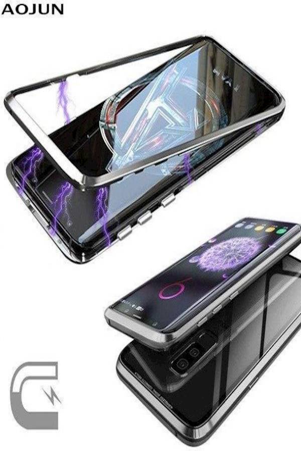 JBQ Protective Flip Cover For Samsung Galaxy S9 Black/Clear - Image 3