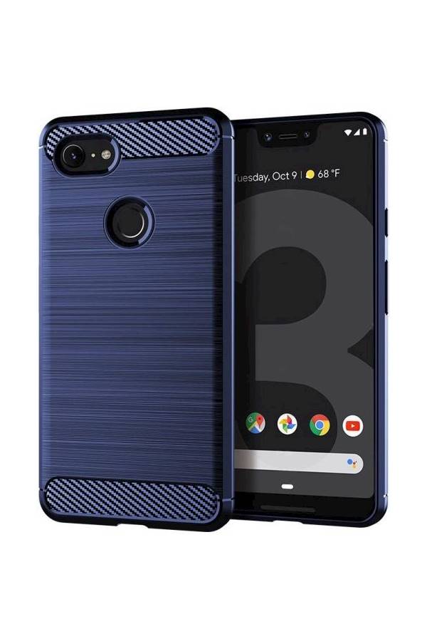 Generic - Silicon Back Case Cover For Google Pixel 3 XL Blue - Image 1