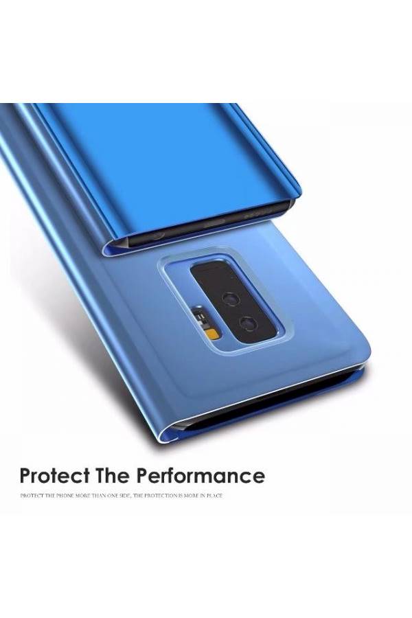 Flip Case Cover For Samsung S9 Plus Blue  - Image 4