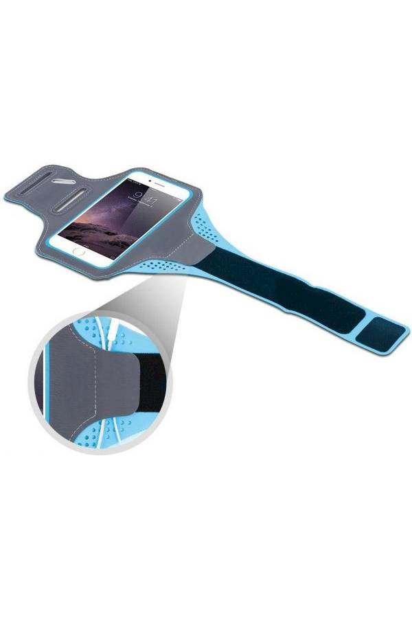 Outdoor Running Jogging Sport Gym Armband Case Cover Holder for Apple iPhone 8 Plus 5.5 Inch Blue  - Image 3