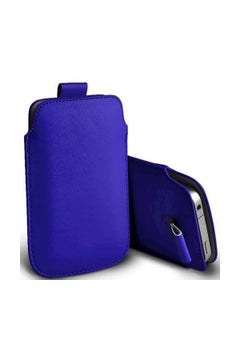 Leather Pocket Pouch/Sleeve Case Cover For iPhone 5 5C 5S 5G Blue