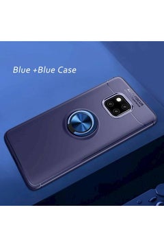 Generic Protective Case Cover With Rotating Ring For Huawei Mate 20 Pro Purple/Blue  - Image 4