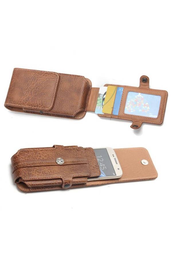 Protective Holster Case Cover For Samsung  S9 Plus Brown - Image 5