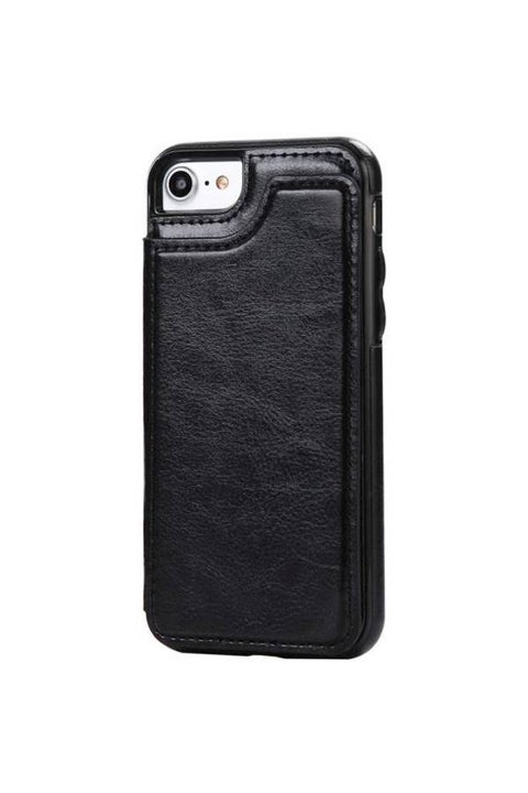 Protective Wallet Case With Card Holder For Apple iPhone 7 4.7-Inch Black