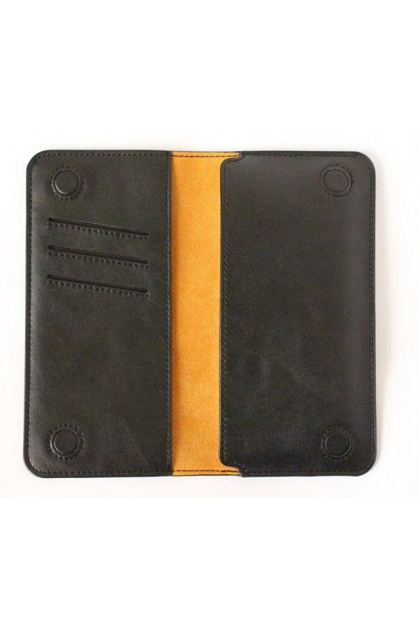 Universal Magnetic Phone Holder With Card Slot Black  - Image 1