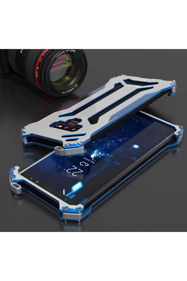 Protective Case Cover For Samsung Galaxy Note 9 Grey/Blue - Image 4