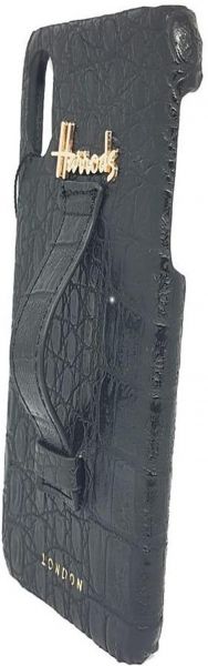 هارودز غطاء صلب مضاد للصدمات لهاتف أبل آيفون Xs ماكس - شفاف أسود - Image 4