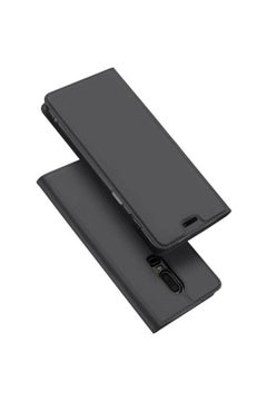 Shockproof Leather Case Cover For OnePlus 6 Black