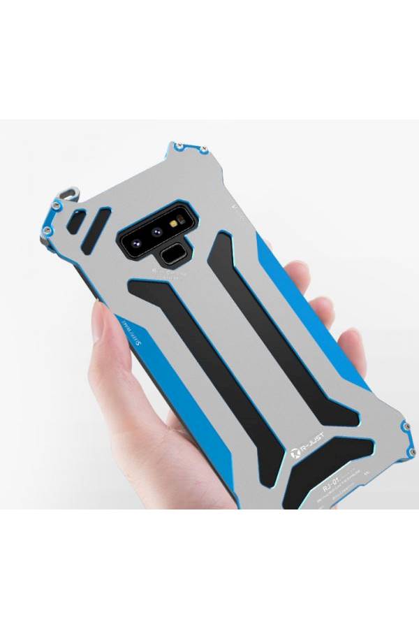 Protective Case Cover For Samsung Galaxy Note 9 Grey/Blue - Image 2