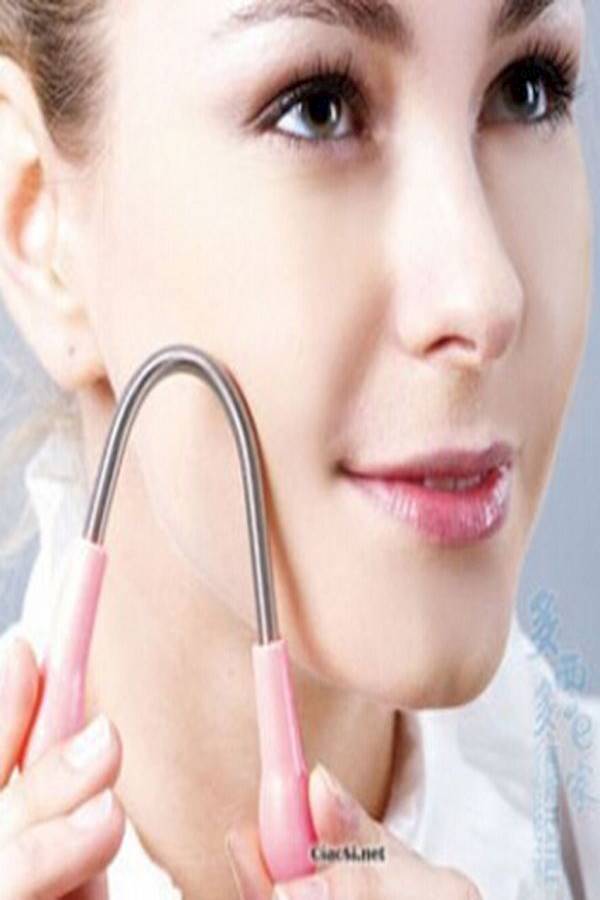 ماركة غير محددة أداة إزالة شعر الوجه وردي / فضي  - Image 3