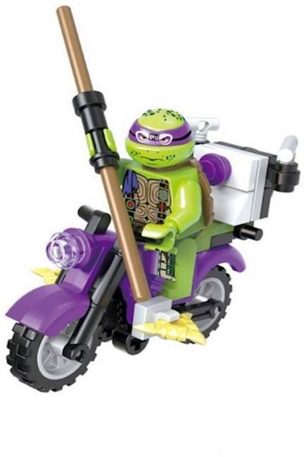 Teenage Mutant Ninja Turtles Motorcycle Toy Set - Image 5