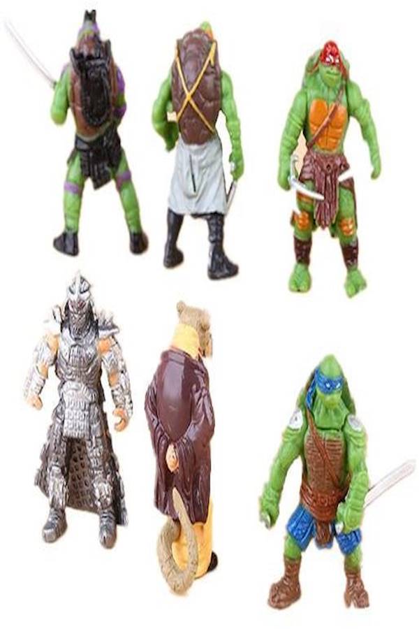 Ninja Turtles action figure doll toy gift For children Boy holiday, 6pcs/lot - Image 1