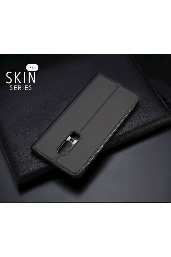 Generic - Shockproof Leather Case Cover For OnePlus 6 Black - Image 1