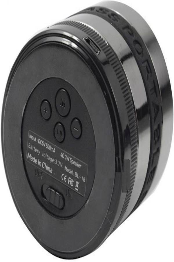 Mini Wireless Multimedia Speaker Black/Silver - Image 3