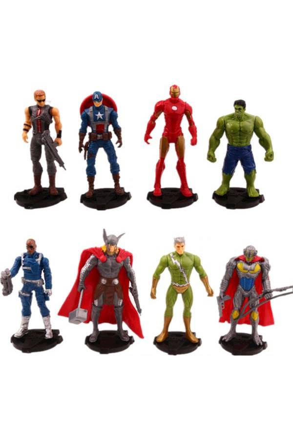 مجموعة تماثيل فيلم "Avengers" من 8 قطع 43719سم - Image 1
