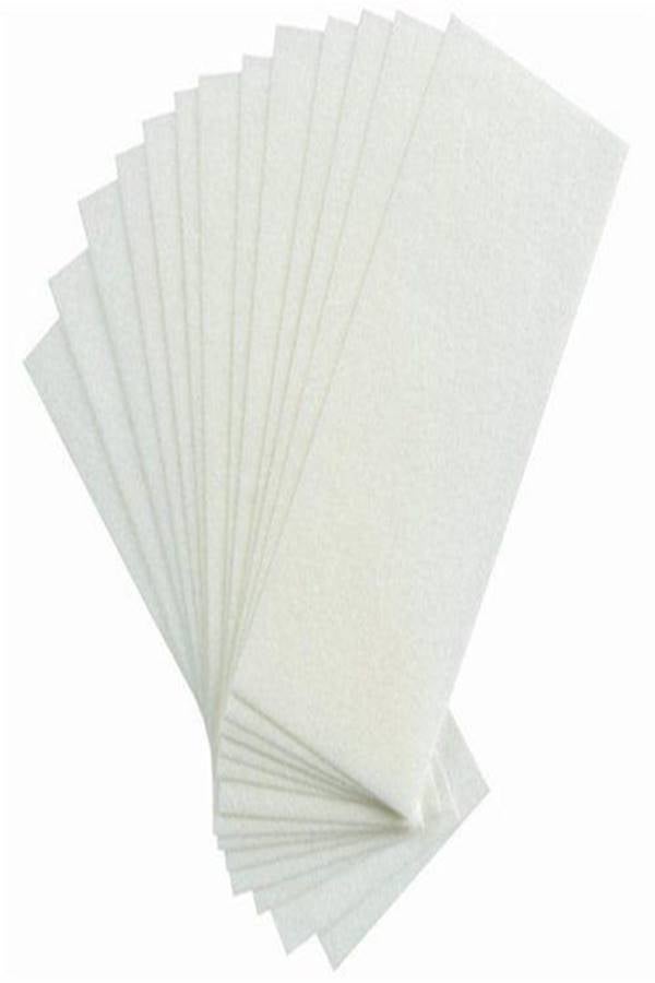 شرائط شمع لإزالة الشعر 100 قطعة غير منسوجة ورقية من 6 عبوات أبيض - Image 2
