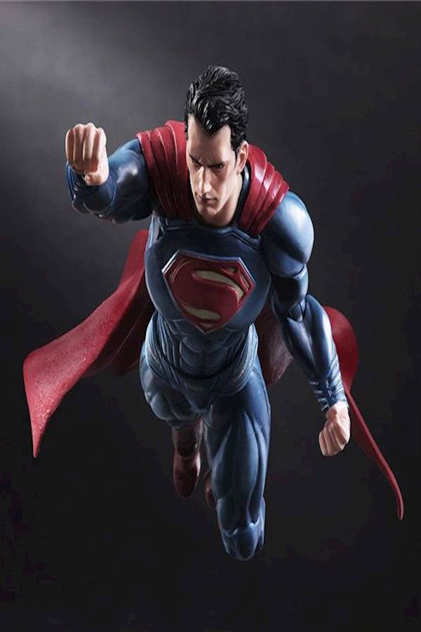 نموذج لعبة مصغر معالج بمادة الراتينج لشخصية سوبر مان مستوحى من سلسلة "Batman v Superman Dawn of Justice" مقاس 25 سم، مناسب لأعمال الديكور الداخلية - Image 5