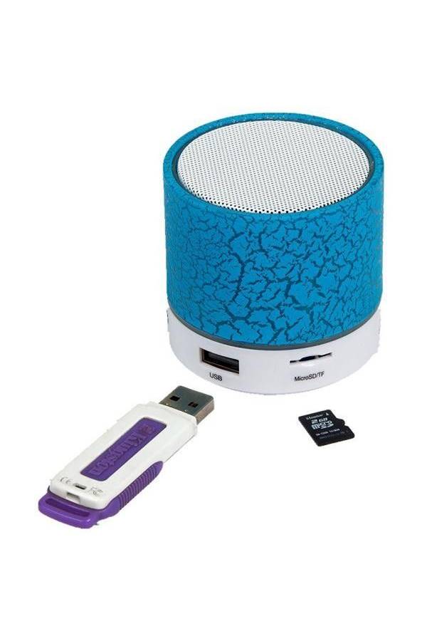 Portable Mini Bluetooth Speaker Blue - Image 3