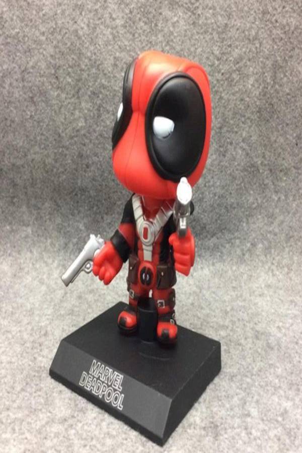 X-Men's deadpool Q version shaking head doll decoration toy Room tabletop display - Image 2