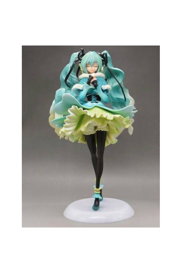 Generic - Anime Girl Hatsune Miku Vocaloid Miku Long Hair Model 28cm - Image 1