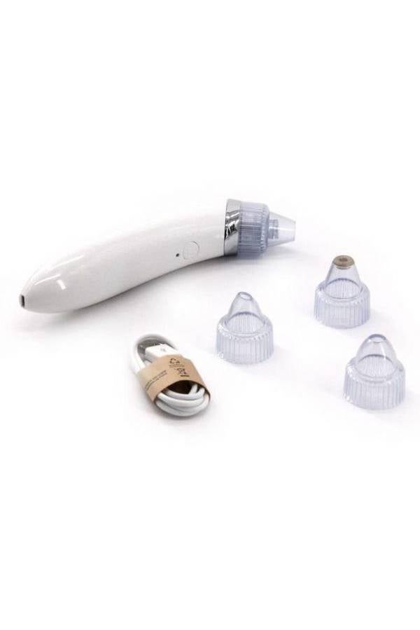 Blackhead Removal Device With Vacuum Technique White/Clear