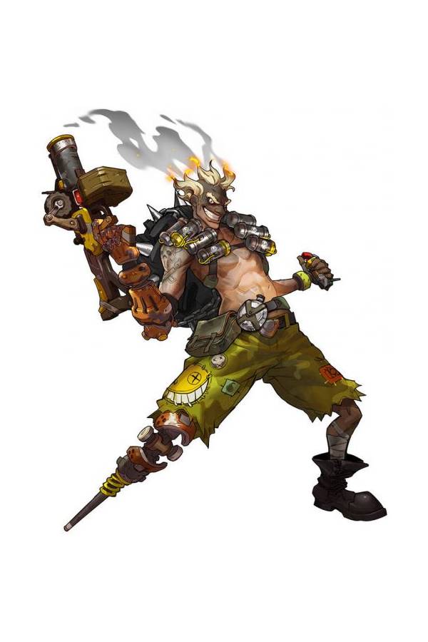 Generic - Overwatch: Ow Junkrat Jamison Fawkes Statue 14cm - Image 1