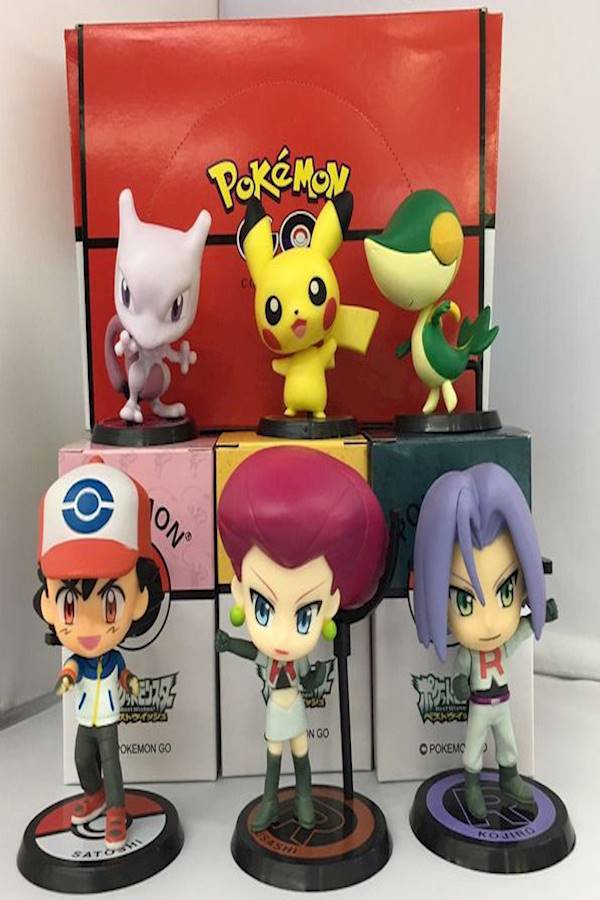 مجموعة مجسمات صغيرة لشخصيات "Pokemon" من 6 قطع - Image 2