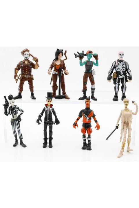 8-Piece Plastic Fortnite Game Character Action Figures Set