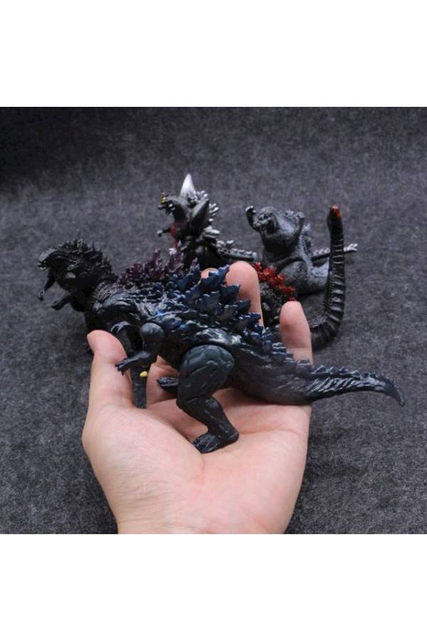 Generic - 6-Piece Godzilla Dinosaurs Dragons Collectible Model Action Figure Toy Set - Image 1