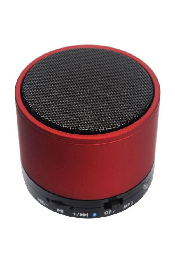 Mini Bluetooth V3 Speaker With Mic Red/Black - Image 3