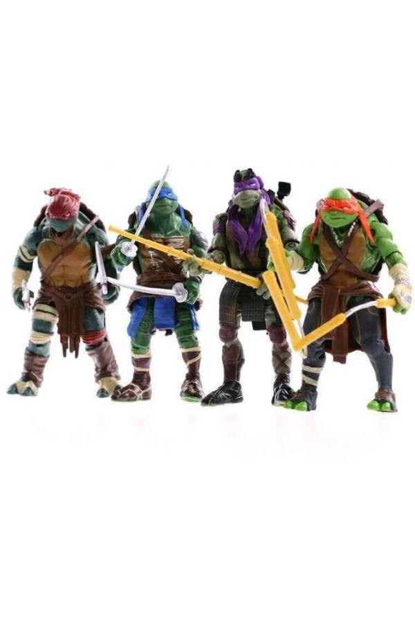 4-Piece Teenage Mutant Ninja Turtles Toy Set