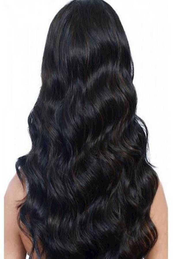 وصلات شعر طويلة ومجعدة أسود - Image 2