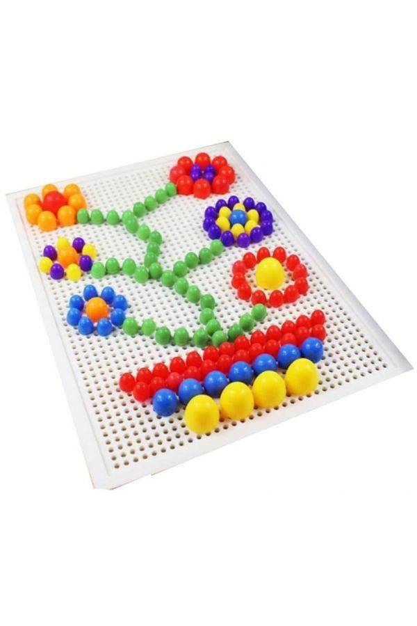 لوح بازل للعب بتصميم الفسيفساء للتعليم الإبداعي من 296 قطعة - Image 1